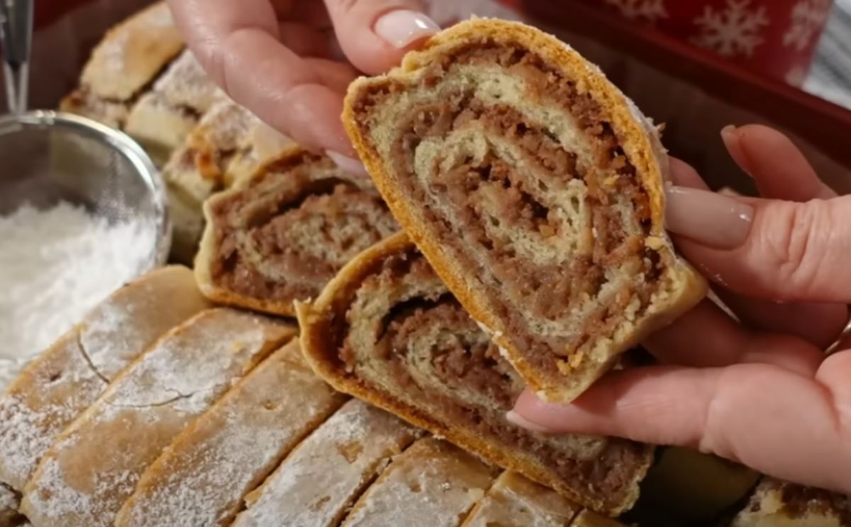posna štrudla sa jabukama