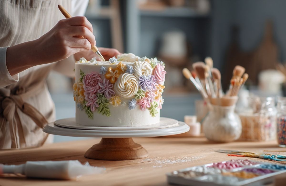 ukrašavanje torte sa šlagom